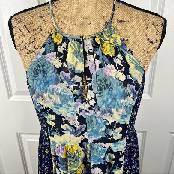 Sz 6 Joie Sleeveless Annati 100% Silk Maxi Floral Halter Dress $429 MSRP - Picture 8 of 11